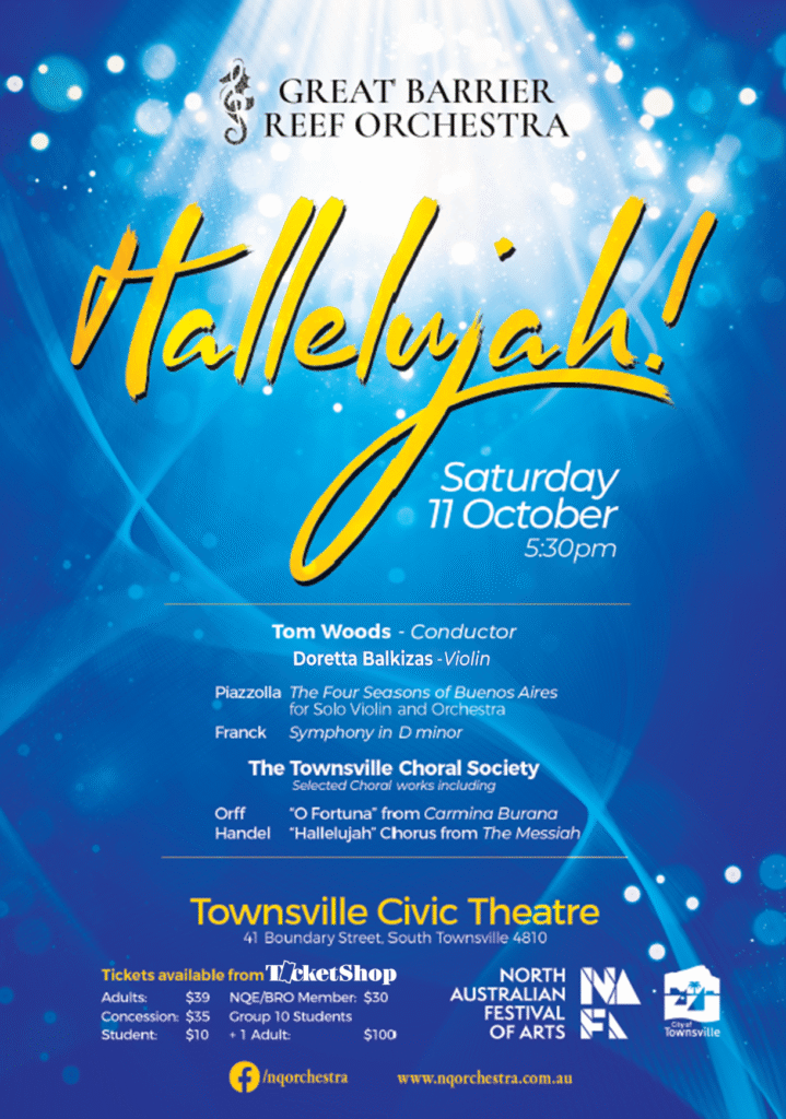 A poster for the Hallelujah poster.